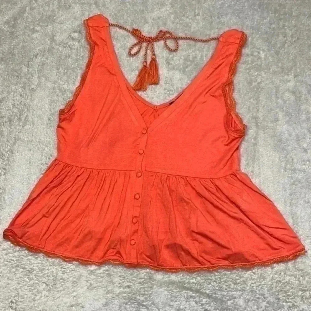 Forever 21 Orange Tank Size Medium NWT
